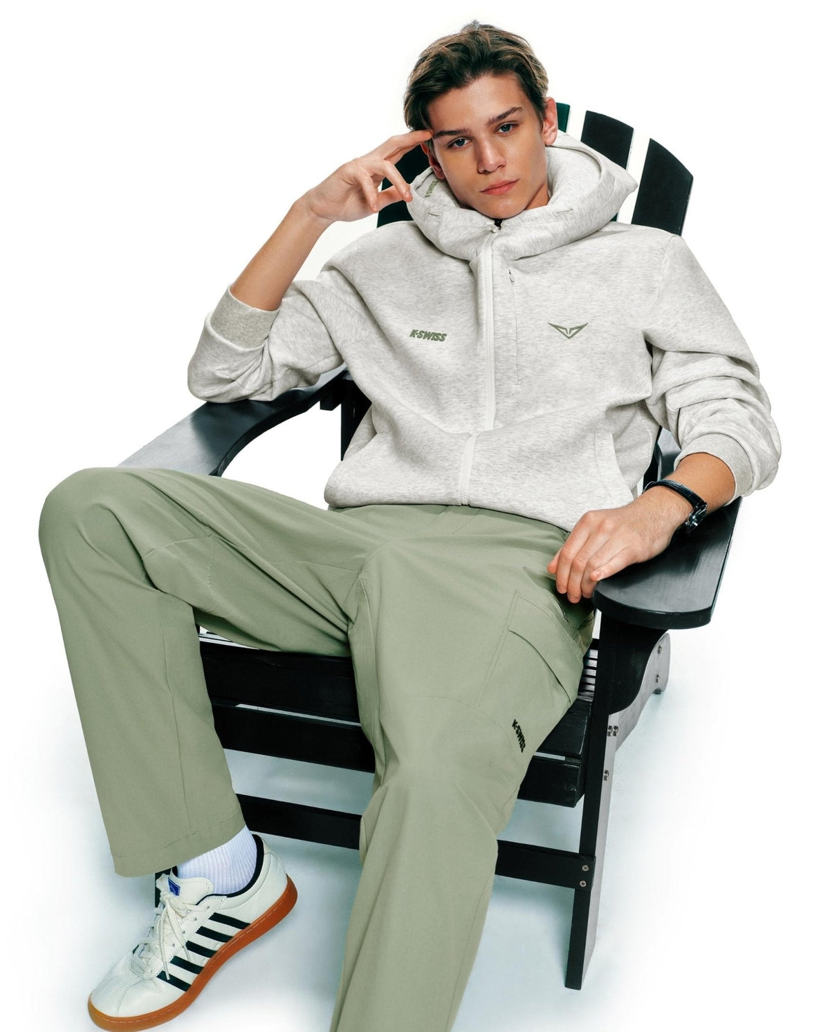 K- SWISS X ANDREY RUBLEV UNISEX KUBE HOODED JACKET | K-Swiss Best Seller