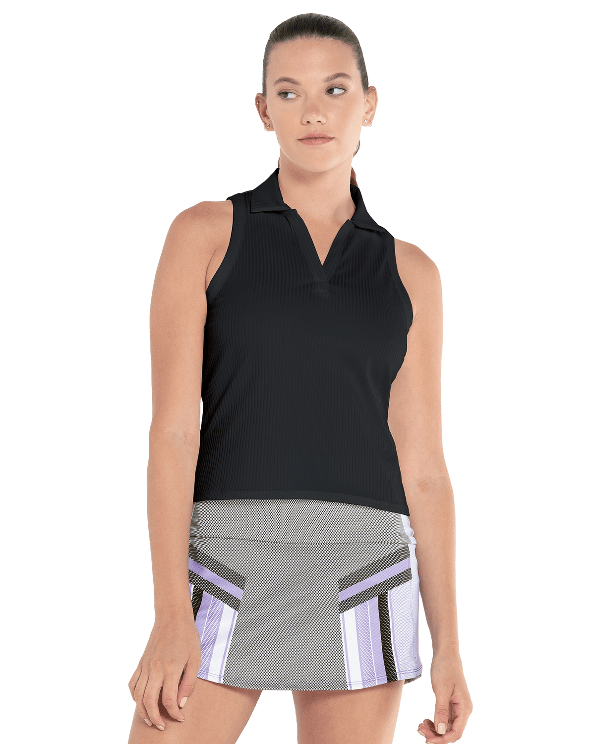 SLEEVELESS RIB POLO | K-Swiss Classic